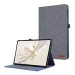 Custodia per tablet in pelle con vibrazione orizzontale in tessuto per Honor Pad 9 (blu)