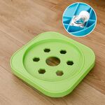 Portabottiglie multifunzionale per bombole di gas da cucina, supporto mobile per vasi da fiori e secchio, specifiche: ruota universale verde