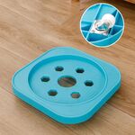 Portabottiglie multifunzionale per bombole di gas da cucina, portavasi e secchio, supporto mobile, specifiche: ruota universale blu