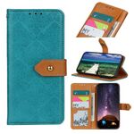 Per Xiaomi Poco X6 Pro 5G/Redmi K70E Custodia per telefono in pelle goffrata floreale europea (blu)