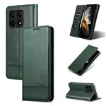 Per Xiaomi Redmi K70/K70 Pro AZNS custodia magnetica in pelle di vitello con vibrazione (verde scuro)