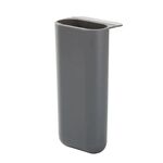 Scatola di immagazzinaggio adesiva da scrivania portapenne ausiliaria per monitor di computer desktop, colore: grigio trapezoidale