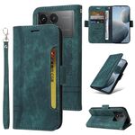 Per Xiaomi Redmi K70 / K70 Pro 5G BETOPNICE Custodia per telefono in pelle con fibbia a doppio lato (verde)