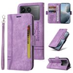 Per Xiaomi Redmi K70 / K70 Pro 5G BETOPNICE Custodia per telefono in pelle con fibbia a doppio lato (viola)