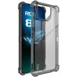 Per Asus ROG Phone 8/8 Pro imak Custodia in TPU antiurto con airbag (nero trasparente)