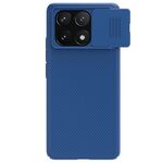 Per Xiaomi Redmi K70E / Poco X6 Pro 5G NILLKIN Black Mirror Series Camshield Custodia per PC (Blu)