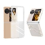 Per OPPO Trova N3 Custodia per telefono smerigliata trasparente con motivo Flip Wave