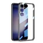 Per Samsung Galaxy S24+ 5G GKK Space Frame Custodia trasparente per PC + TPU (nero trasparente)