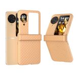 Per OPPO Find N3 Flip 3 in 1 Custodia opaca per PC con motivo a onde e cerniera (pesca)
