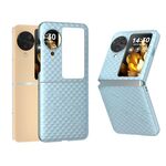 Per OPPO Find N3 Custodia Flip Wave Pattern opaca per PC (blu ghiaccio)