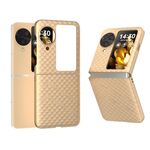 Custodia opaca per PC OPPO Find N3 Flip Wave Pattern (oro)