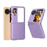 Per OPPO Find N3 Custodia Flip Wave Pattern opaca per PC (viola)