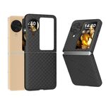 Per OPPO Find N3 Custodia Flip Wave Pattern opaca per PC (nera)
