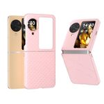 Per OPPO Find N3 Custodia Flip Wave Pattern opaca per PC (rosa)