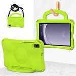 Per Samsung Galaxy Tab A9 8.7 SM-X110/X115 Custodia per tablet antiurto in EVA a forma di calcio (verde erba)