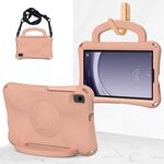 Per Samsung Galaxy Tab A9 8.7 SM-X110/X115 Custodia per tablet antiurto in EVA a forma di calcio (rosa chiaro)