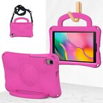 Per Samsung Galaxy Tab A 8.0 T290/T295 Custodia per tablet antiurto in EVA a forma di calcio (rosa rosso)