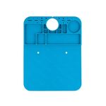 Tappetino da lavoro isolante in silicone per microscopio per riparazione di telefoni cellulari 20x26 cm