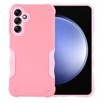 Per Samsung Galaxy S23 FE 5G Custodia per telefono armatura antiurto antiscivolo (rosa)