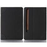 Custodia per tablet in pelle a libro retrò per Samsung Galaxy Tab S9 (nera)