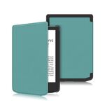 Custodia per tablet Smart in pelle con rotelle a tensione tinta unita per PocketBook Verse Pro (verde scuro)
