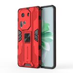 Per OPPO Reno11 Pro Global Supersonic Armor PC Custodia ibrida in TPU (rossa)