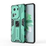 Per OPPO Reno11 Pro Global Supersonic Armor PC Custodia ibrida in TPU (verde)