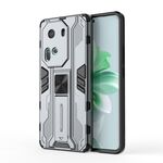 Per OPPO Reno11 Pro Global Supersonic Armor PC Custodia ibrida in TPU (grigio)