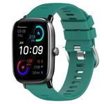 Per Amazfit GTS 2 cinturino in silicone morbido tinta unita da 20 mm (verde)