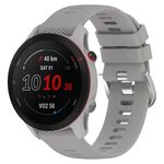 Per Samsung Galaxy Watch 5 40mm 20mm Cinturino in silicone morbido a tinta unita (grigio)