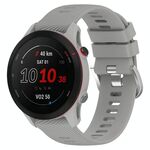 Per Samsung Galaxy Watch 4 44mm 20mm Cinturino in silicone morbido a tinta unita (grigio)