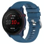 Per Xiaomi MI Watch Color 2 22mm Cinturino in silicone morbido a tinta unita (blu)