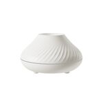 DQ705 Diffusore di aromi a fiamma vulcanica Lampada ad olio essenziale Umidificatore d'aria con luce notturna a colori(Beige)