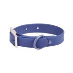 Collare per cani con anello in PVC per animali domestici, taglia: S (blu)