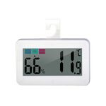 HT-6S Termometro per interni con display digitale a colori per temperatura e umidità dell'elettrone (bianco)