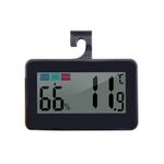 HT-6S Termometro domestico a colori con display digitale a colori per temperatura e umidità dell'elettrone (nero)