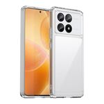Per Xiaomi Redmi K70E Custodia per telefono in TPU ibrido acrilico serie colorata (trasparente)