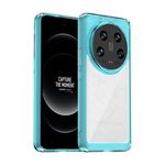 Per Xiaomi 14 Custodia per telefono ibrida in TPU acrilico serie ultra colorata (blu trasparente)
