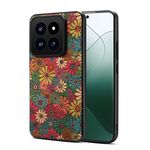 Per Xiaomi 14 Pro Custodia per telefono in TPU serie Four Seasons Flower Language (verde primavera)