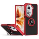 Per OPPO Reno11 Global Q Shadow 1 Series TPU + custodia per PC con anello (rosso)