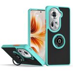 Per OPPO Reno11 Global Q Shadow 1 serie TPU + custodia per PC con anello (blu cielo)
