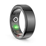 Anello intelligente R02 TAGLIA 9, supporto frequenza cardiaca/ossigeno nel sangue/monitoraggio del sonno/modalità sportive multiple (nero)