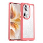 Per OPPO Reno11 Pro Custodia per telefono in TPU ibrida acrilica serie colorata globale (rossa)
