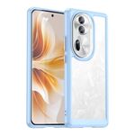 Per OPPO Reno11 Pro Custodia per telefono TPU ibrida in acrilico serie colorata globale (blu)
