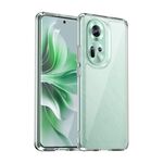 Per OPPO Reno11 Custodia per telefono in TPU ibrido acrilico serie colorata globale (trasparente)