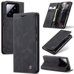 Per Xiaomi 14 CaseMe 013 Custodia per telefono in pelle con vibrazione orizzontale multifunzionale (nera)