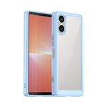 Per Sony Xperia 5 V Custodia per telefono ibrida in TPU acrilico serie colorata (blu)