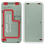 Per iPhone 12 mini cornice dello schermo LCD stampo per rimozione colla per riscaldamento sotto vuoto con supporto