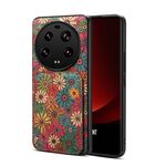 Per Xiaomi 13 Custodia per telefono con supporto per slot per scheda ultra doppio (verde primavera)