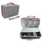 Custodia da trasporto per borsa di stoccaggio EVA per console di gioco PS5 Slim (grigio 1900)